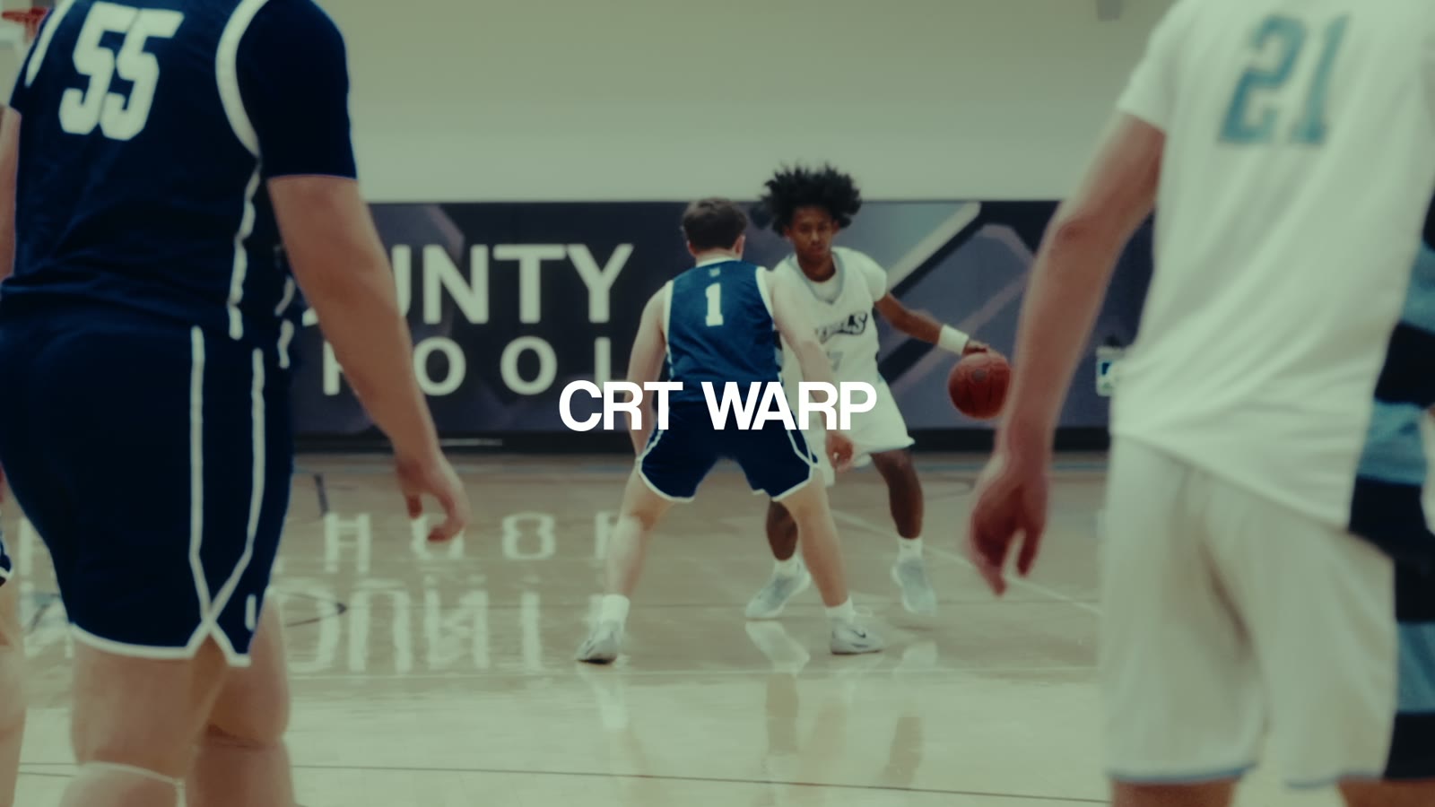 The cut point, one frame before the transition hits